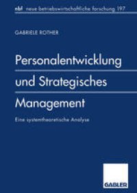 cover of the book Personalentwicklung und Strategisches Management: Eine systemtheoretische Analyse