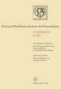 cover of the book Periodische Enzymaktivierung als Kontrollfaktor multizelluarer Entwicklung. Neuere Ergebnisse zum raumlichen Horen: 259. Sitzung am 1. Marz 1978 in Dusseldorf