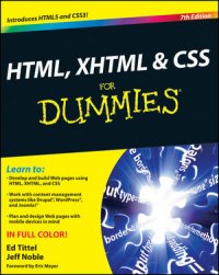 cover of the book HTML, XHTML & CSS for Dummies