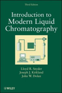 cover of the book Introduction to Modern Liquid Chromatography, Third Edition